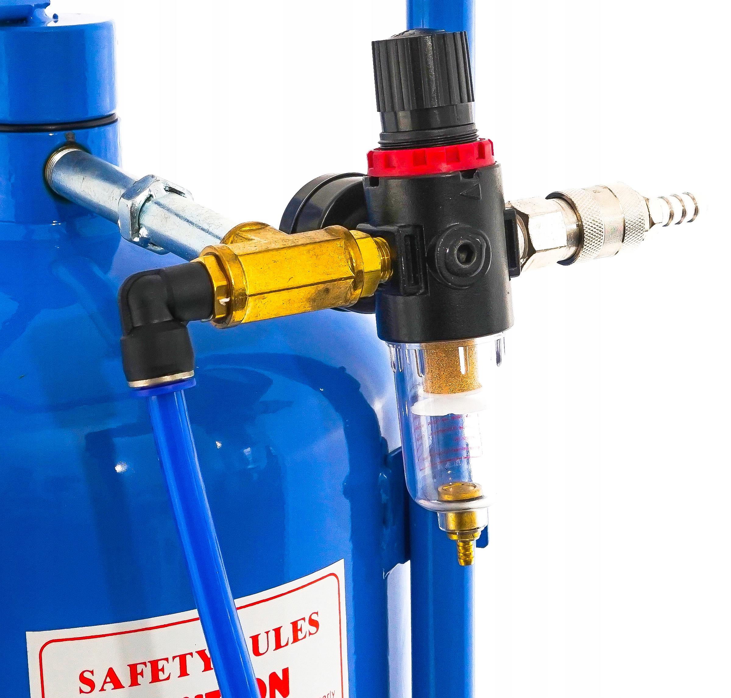 PIASKARKA SYFONOWA DO PIASKOWANIA PISTOLET WĄŻ 76L Kod producenta B3402