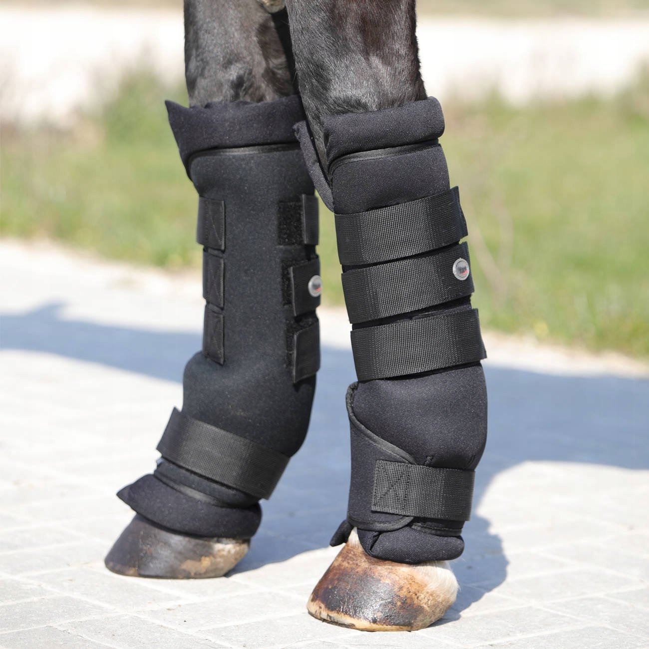 Stájové chrániče pro koně York Stable Protect, barva černá, vel. Full