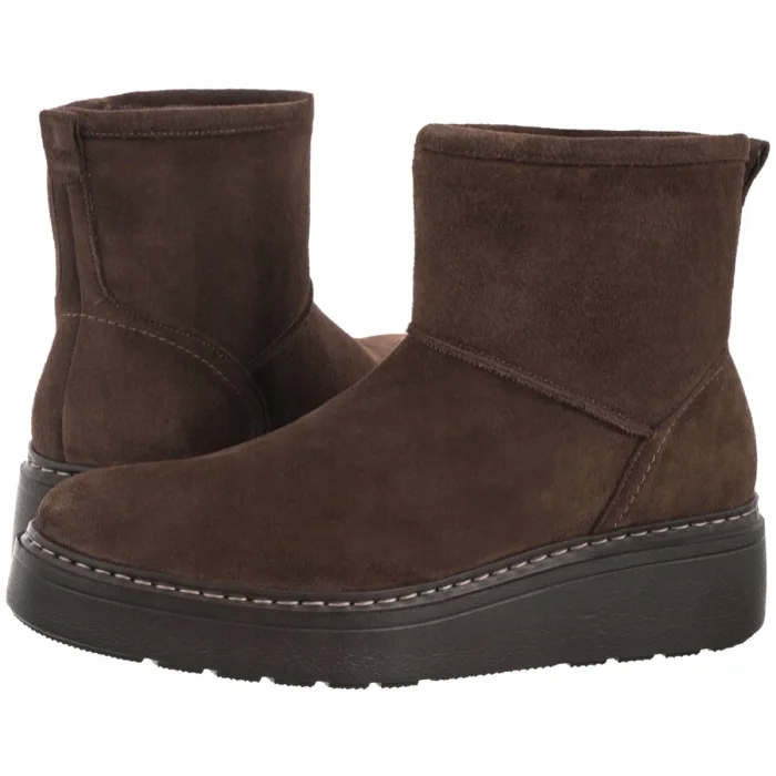 Dámské Zimní Zateplené Boty Kotníkové Boty Ryłko Hnědé 2CVH9___ _6TJ