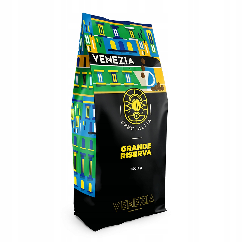 Levně Káva zrnková italská Venezia Grande Riserva 100% arabica 1 kg čerstvě pražená