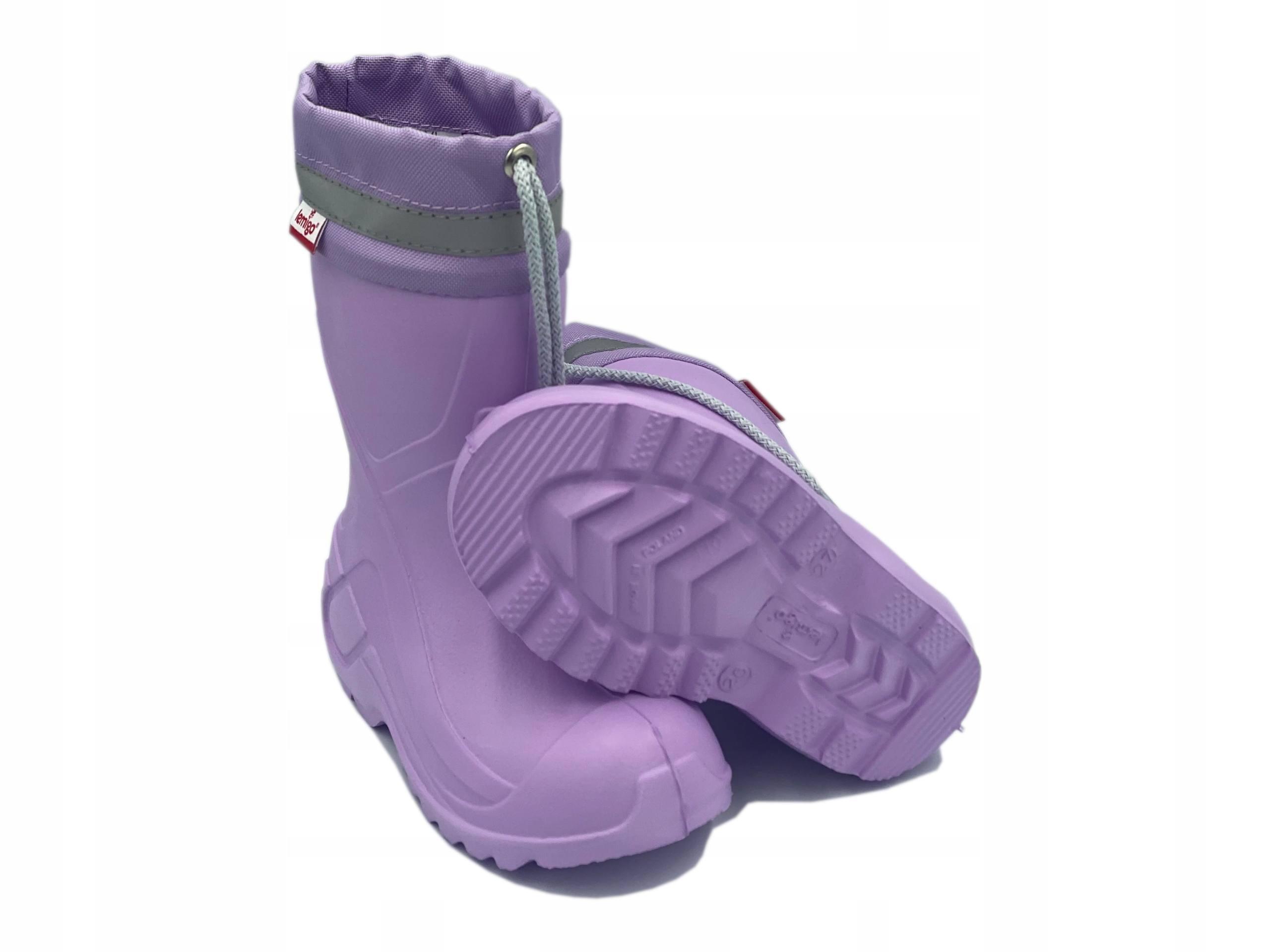 Bardzo lekkie kalosze LEMIGO CAMP fioletowe POLSKIE roz. 26/27 Rozmiar (new) 26