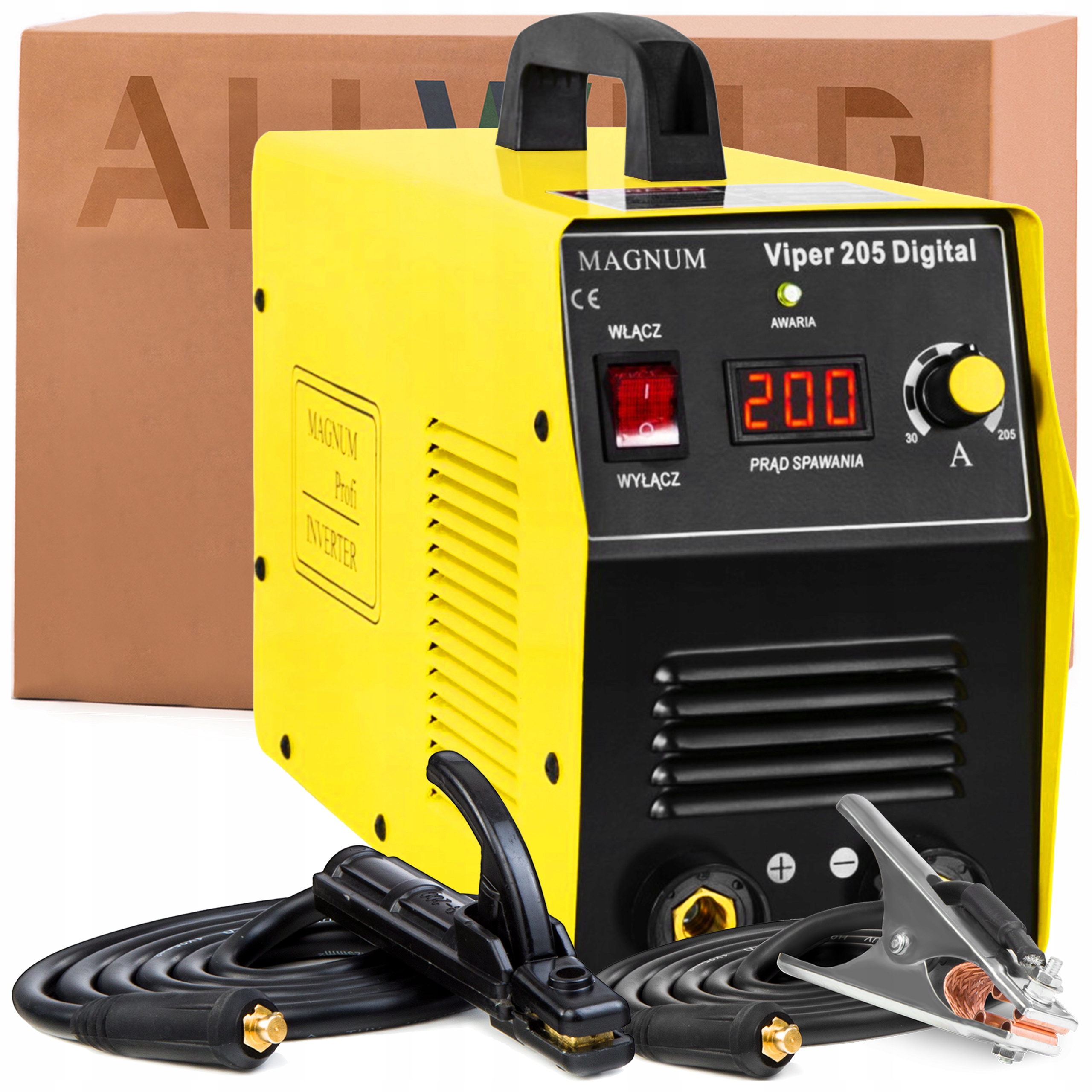 Elektrodová Svářečka Magnum Viper 205 D 230V 205A Tig DC Lift Mma Hot Start