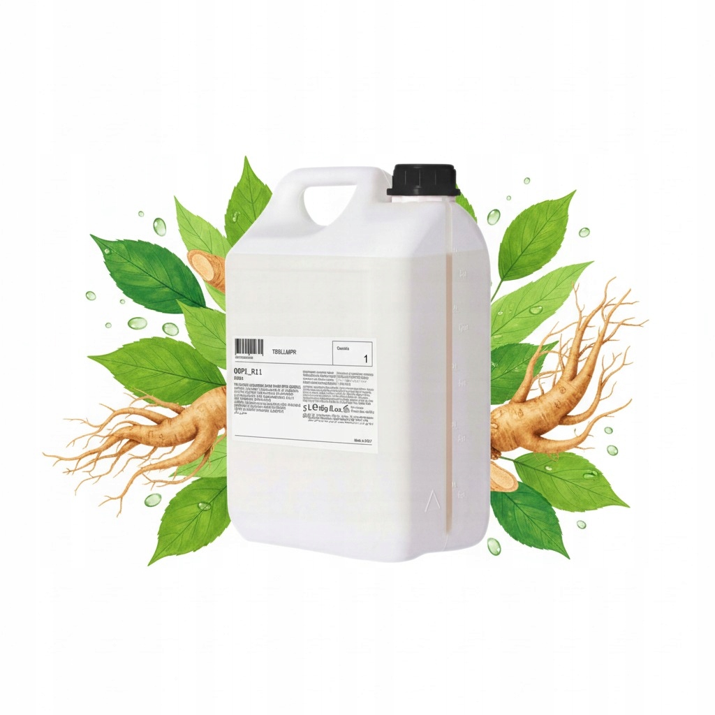 Szampon i żel Prija TB5LPR 5L Żeń-szeń pod prysznic 2W1 hotelowy Wydajny