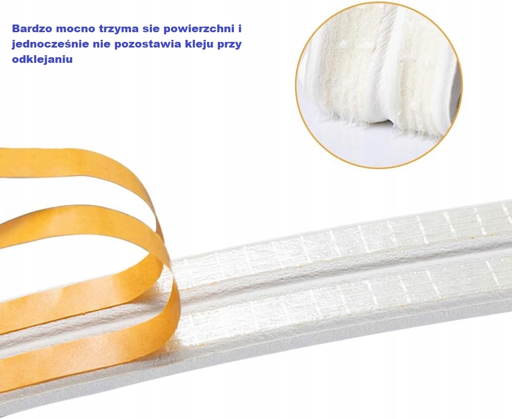 USZCZELKA DO OKNA DRZWI TYP D 6x9mm 10metrów Marka inna