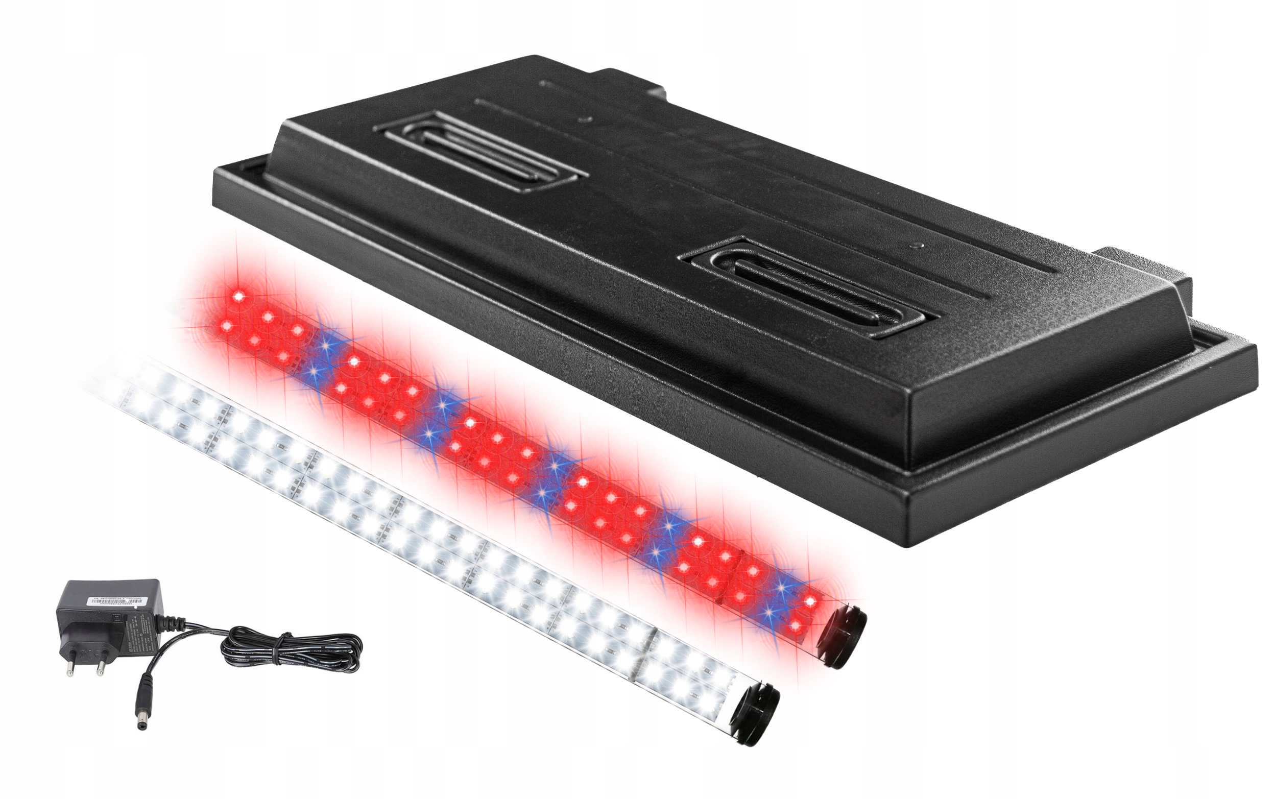 Kryt pro akvárium 80x35 černý Led osvětlení Bílé 8520 Plant 3:1