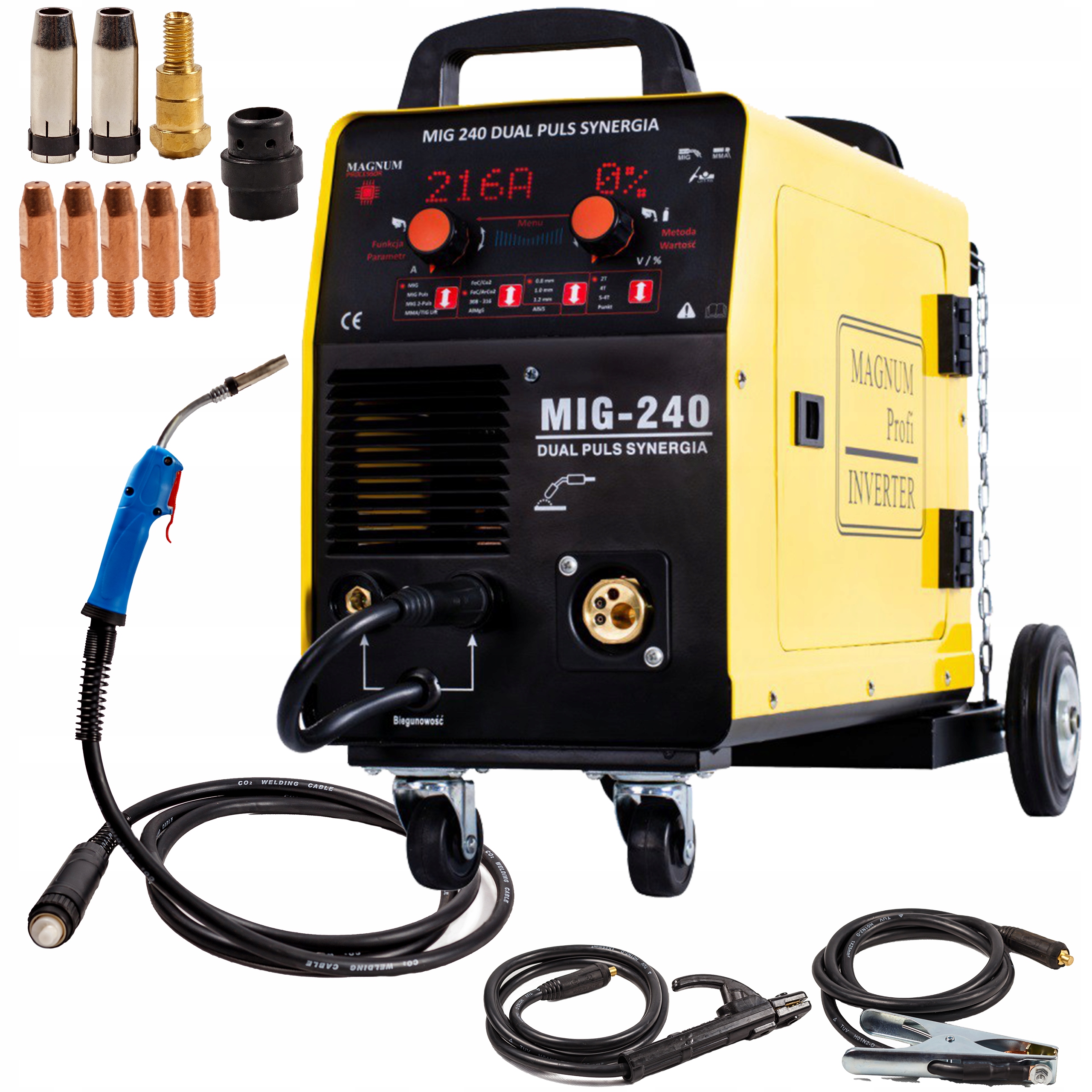 ЗВАРЮВАЛЬНИЙ АПАРАТ MIGOMAT MAGNUM MIG 240 DUAL PULS SYNERGIA