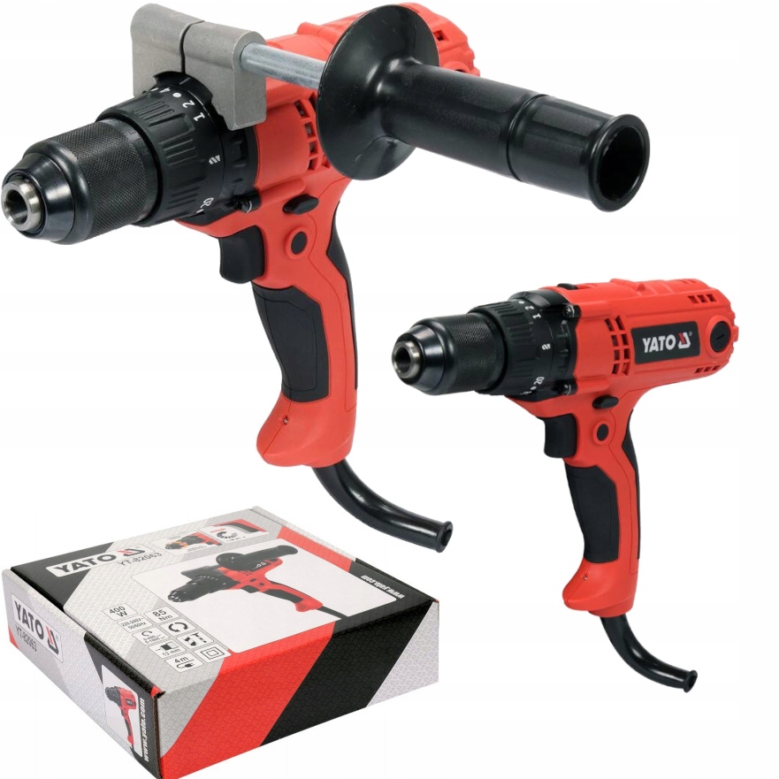 Wiertarko Wkrętarka II Biegi 400W 13mm Sieciowa