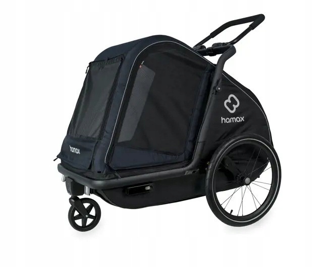 Hamax Přívěs na kolo pro psa Pluto L do 45 kg Blue Black