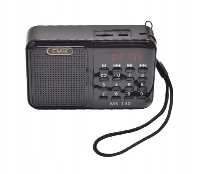 MAŁE PRZENOŚNE RADIO GŁOŚŃE USB PENDRIVE KARTY SD