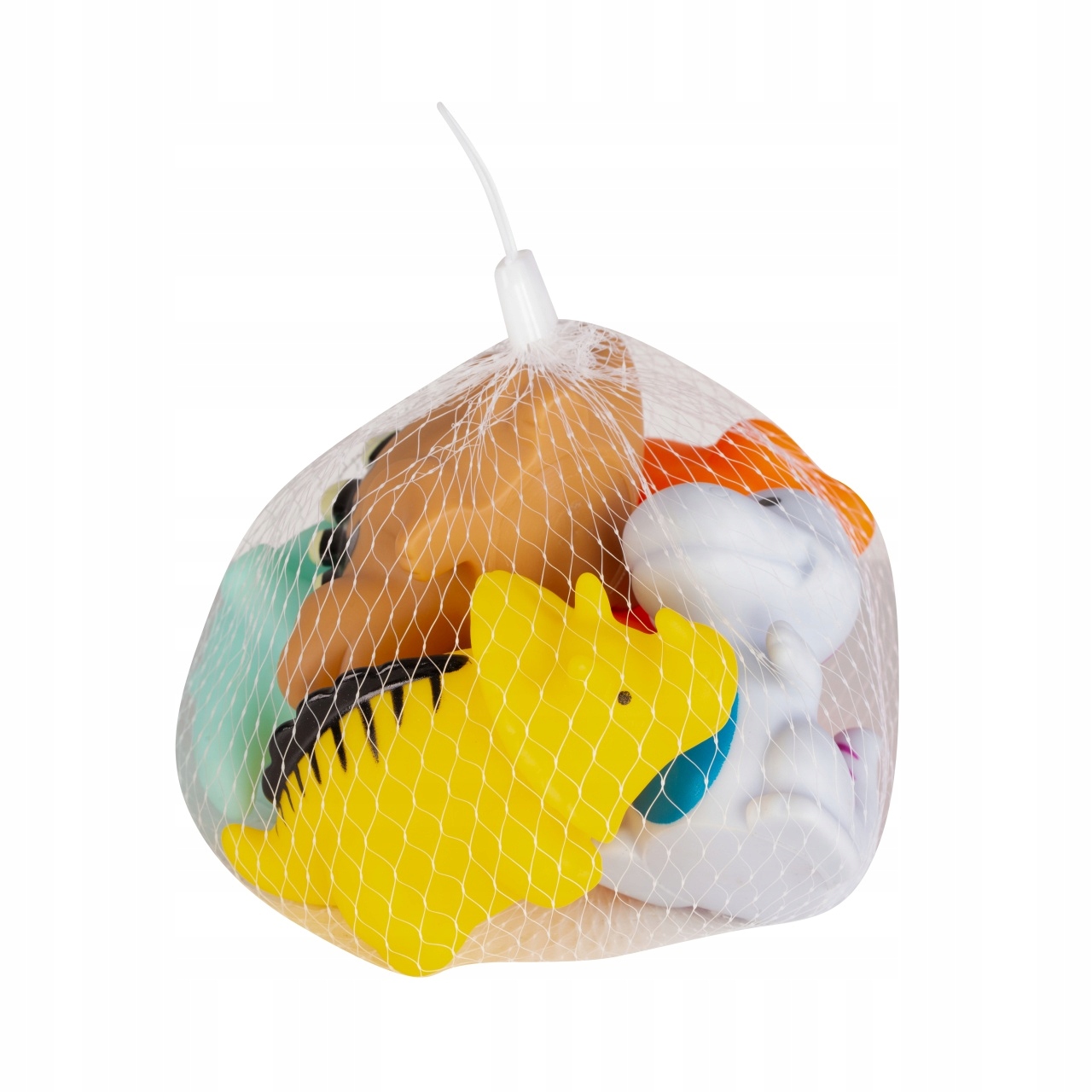 ZABAWKI KĄPIELOWE GUMOWE ZABAWKI DO KĄPIELI EKIPA DINOZAURÓW AKUKU 5 szt. Wiek dziecka 6 m +