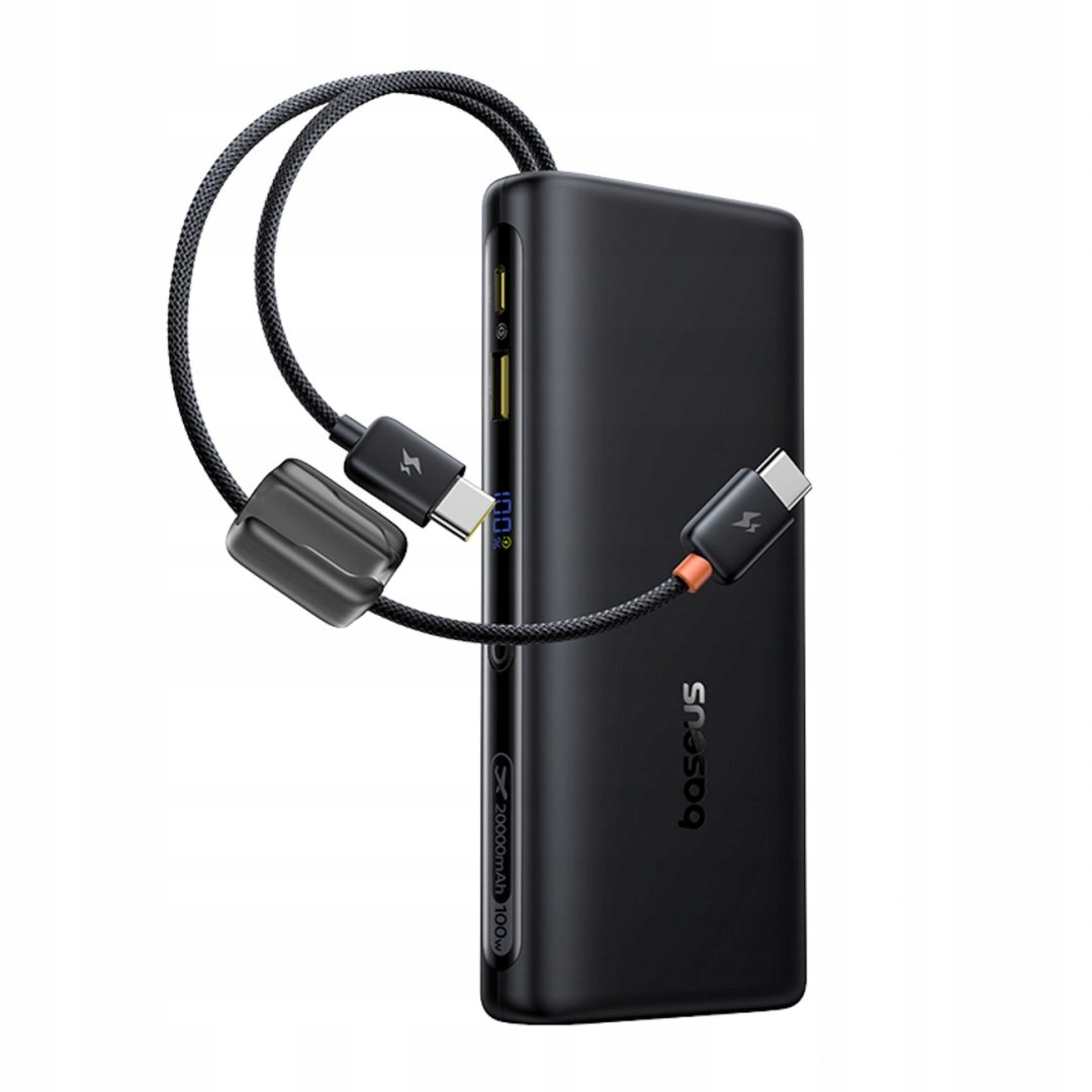 Powerbank Baseus EnerFill FC41 20000mAh 100W z wyświetlaczem cyfrowym i wbu