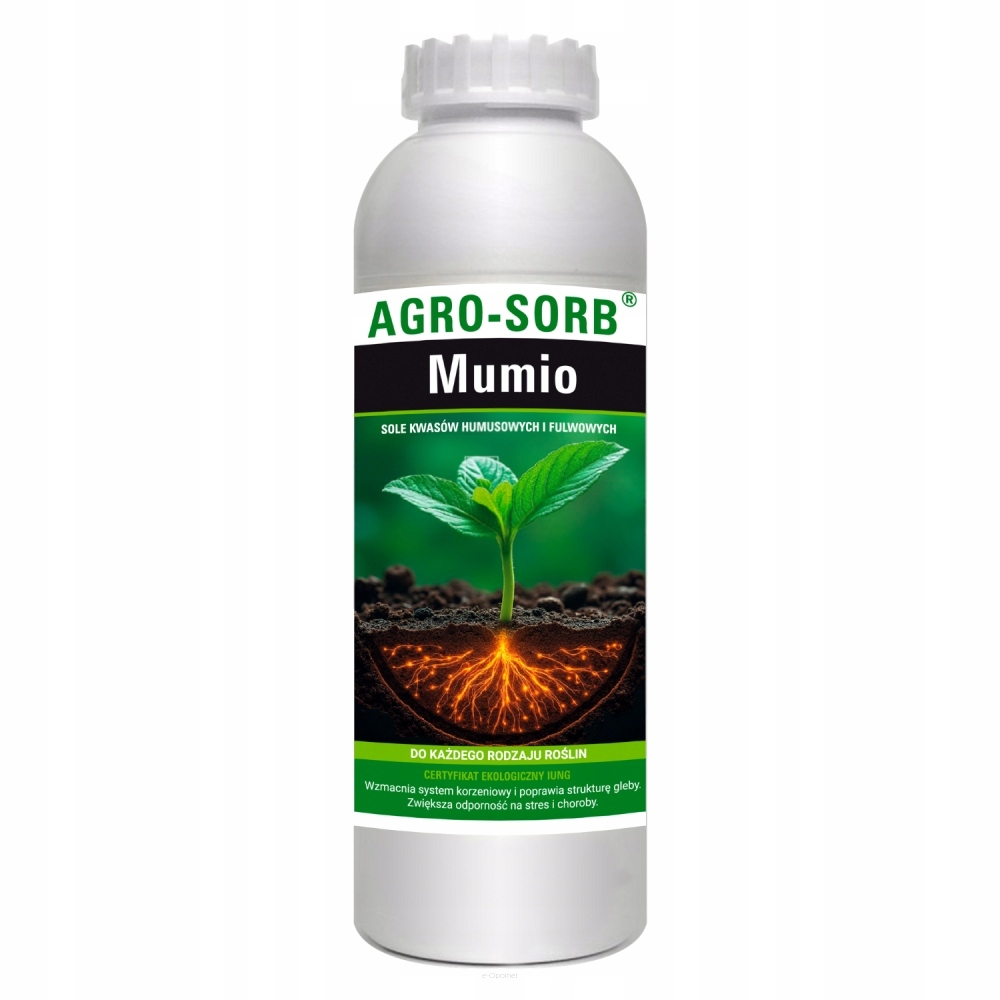 Agro-Sorb Mumio 1L Soli Huminových A Fulvových Klasů Ekologické Hnojivo