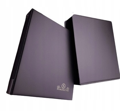 

Klaser Na 120 Monet I 30 Banknotów Etui Czarny