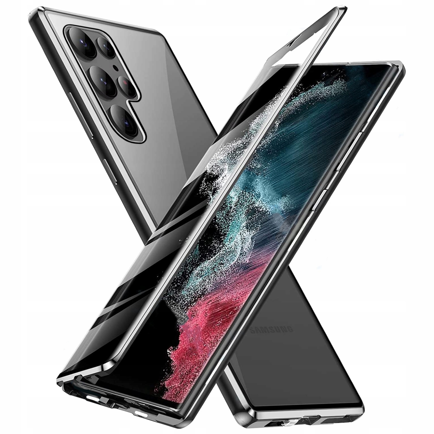 

Etui Magnetyczne Dwustronne do Samsung S22 Ultra
