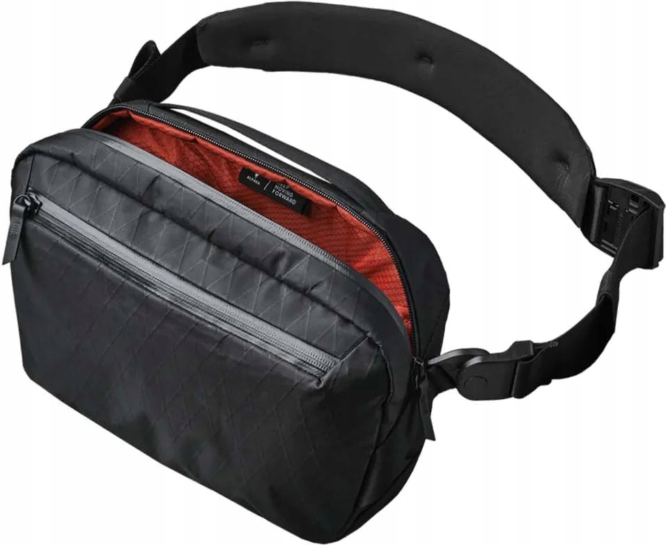 Taška přes rameno crossbody Alpaka Go Sling X-Pac Černá