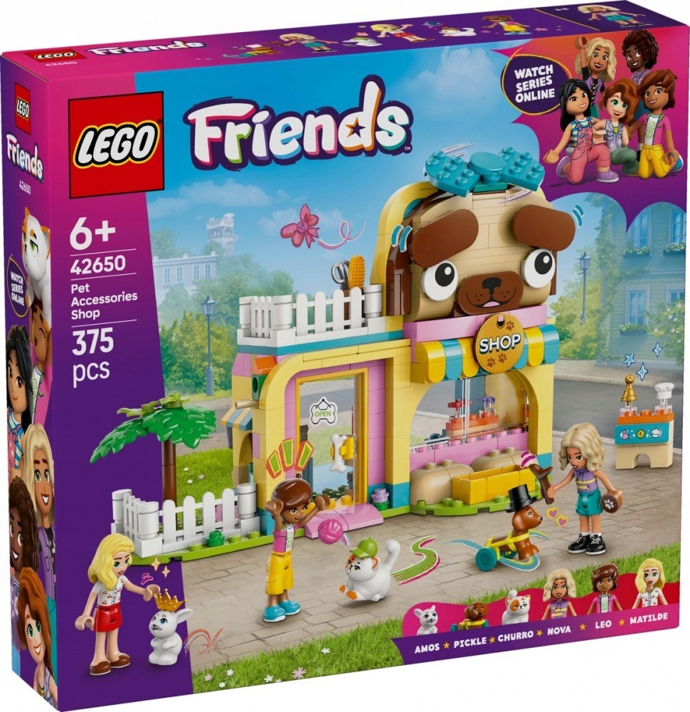 stavebnice Friends 42650 Obchod s doplňky pro zvířata