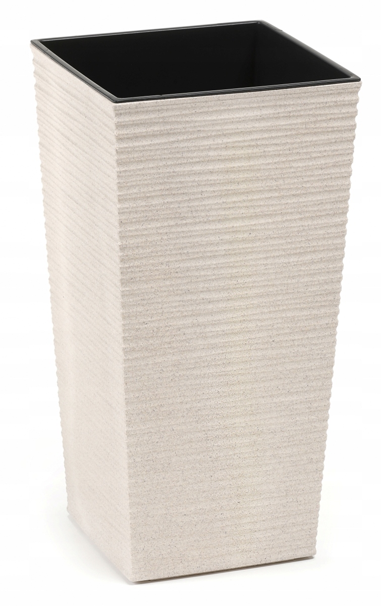 

Doniczka Finezja Eco Wood Dłuto 190 Biała + wkład