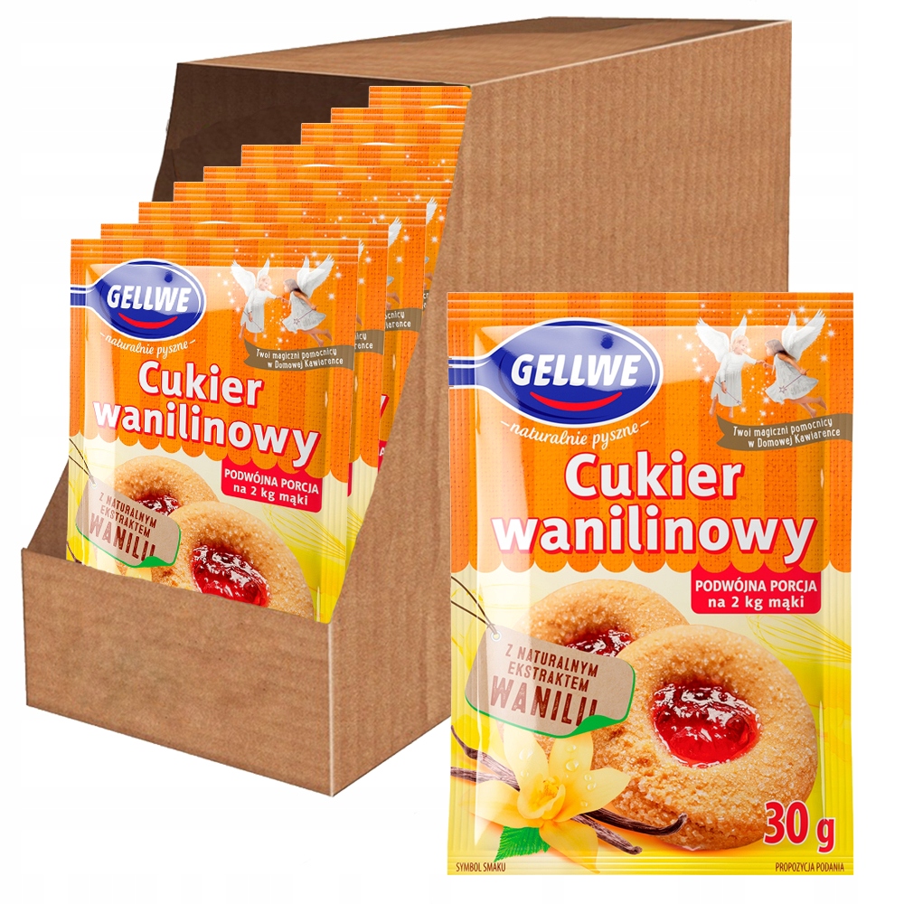Levně Gellwe Vanilínový cukr 30 g x 60 kusů