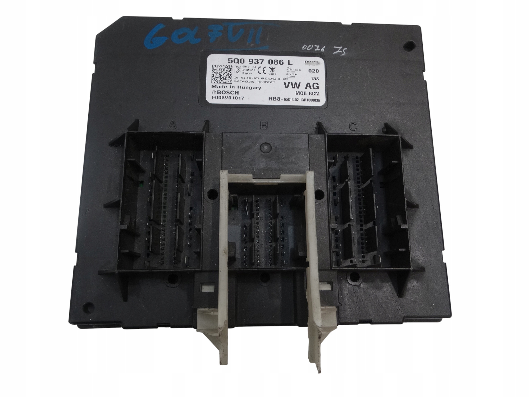 module control unit KOMFORTU VOLKSWAGEN GOLF VII 5Q0937086L