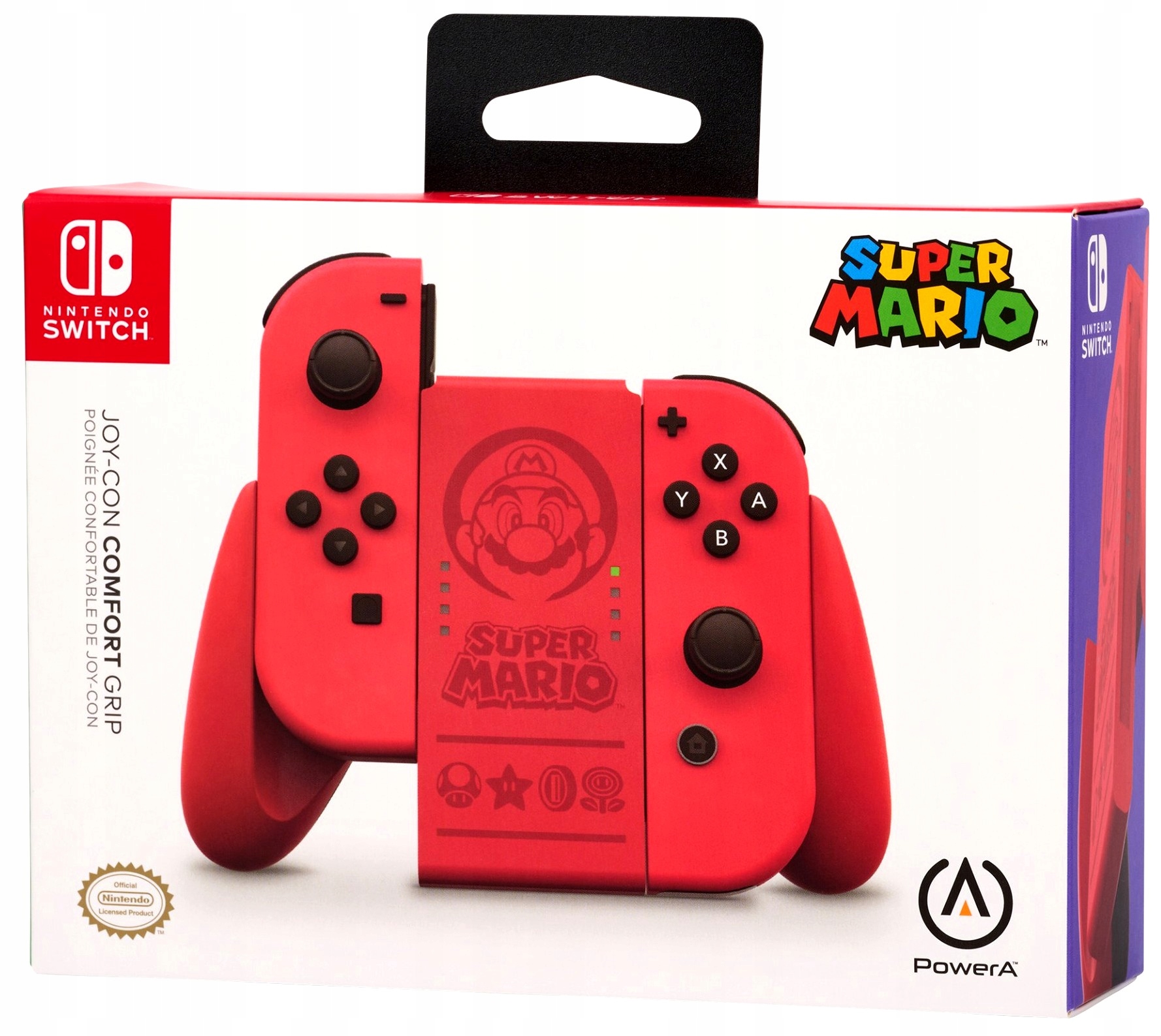 PowerA SWITCH Uchwyt JOY-CON Grip Super Mario Red