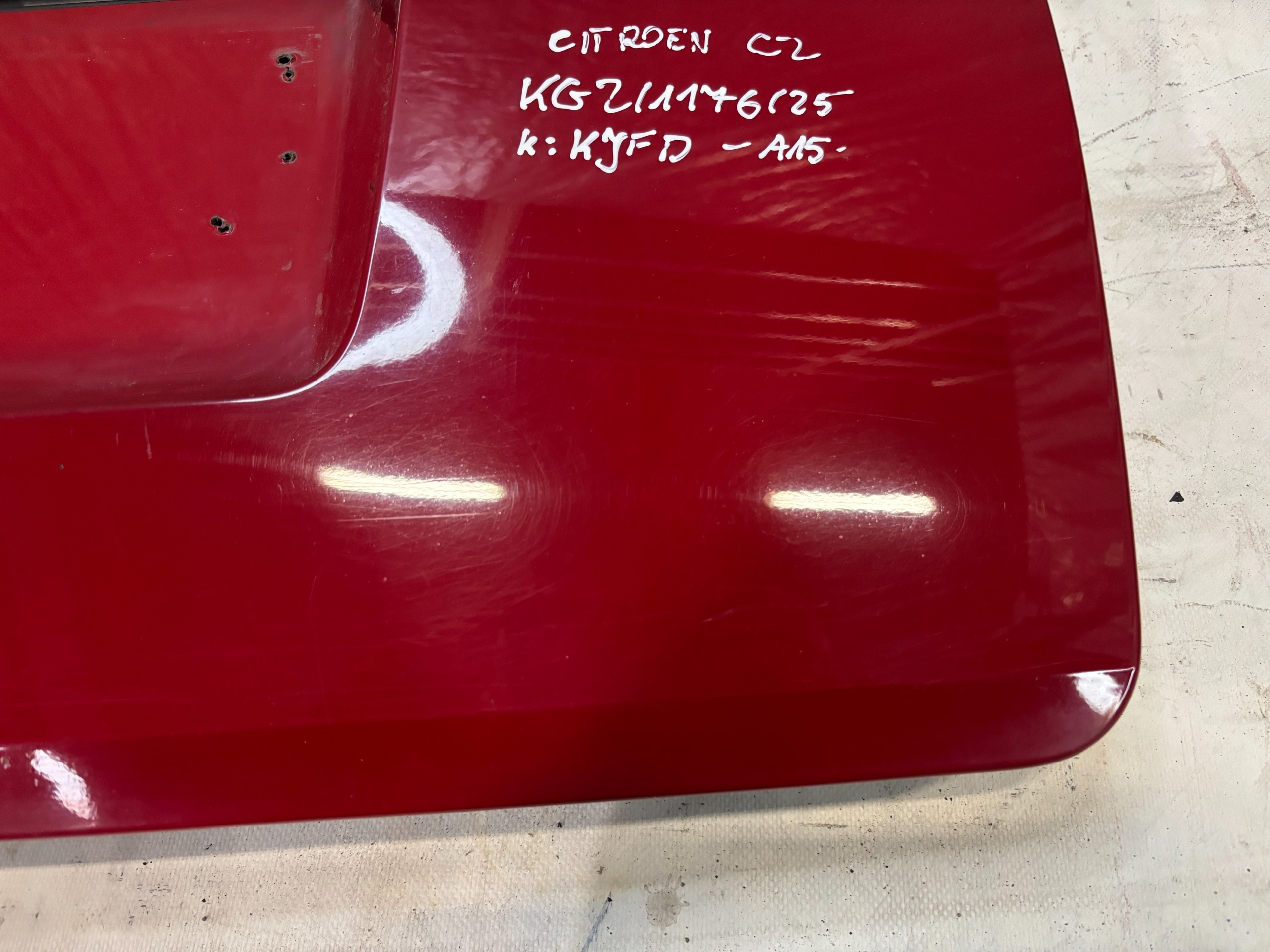 trunk door boot lower Citroen C2 k: KJFD
