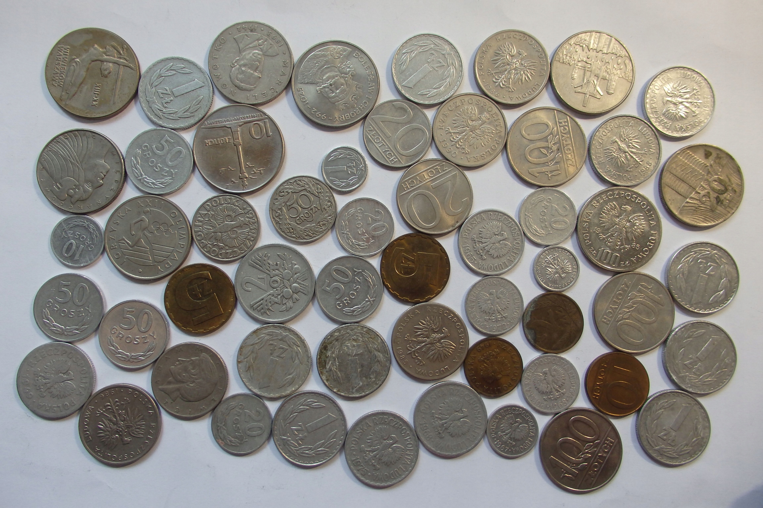 Zestaw monet PRL, MIX 250g, X9701