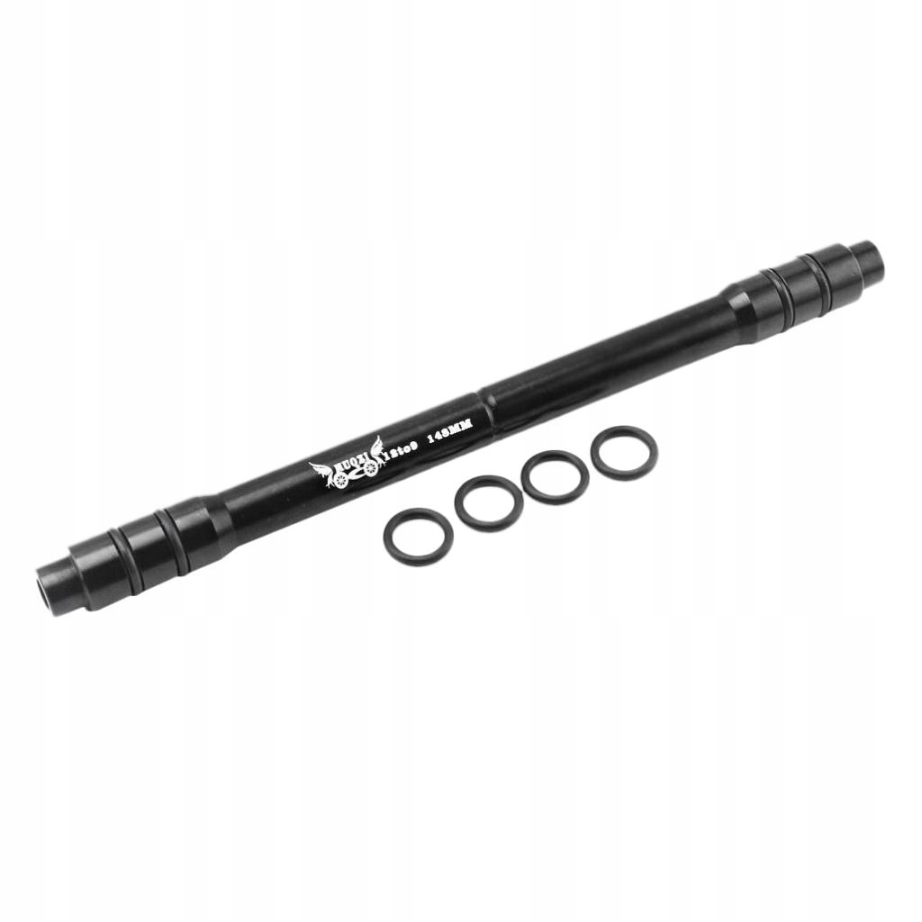 Rower 12 do 9mm Thru Axle Quick Release Hub Conversion Adapter szpikulca Czarny Długość (mm) 1