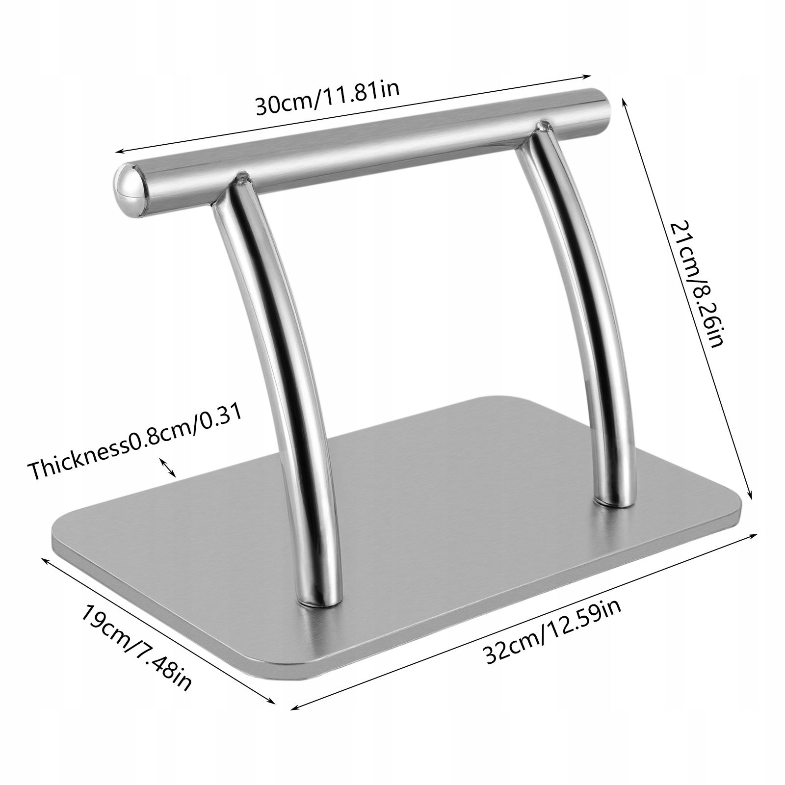 Podnóżek fotela fryzjerskiego ze stali nierdzewnej Kod producenta WK0680 WITHINluckyy