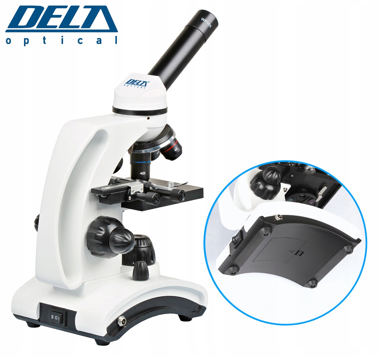 Mikroskop DELTA OPTICAL BioLight 300 Zestaw Preparaty Wiek dziecka 10 lat +