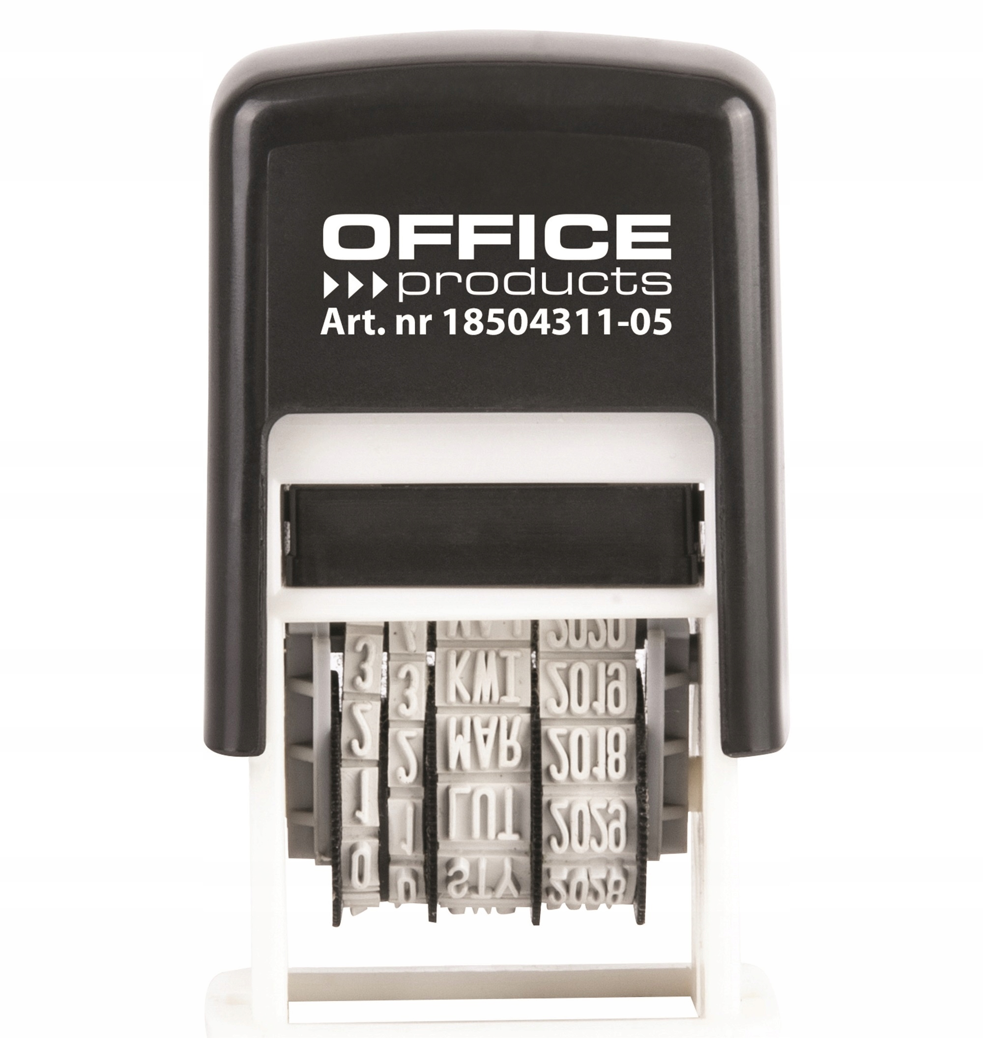 DATOWNIK SAMOTUSZUJĄCY OFFICE PRODUCTS CZARNY Z TUSZEM