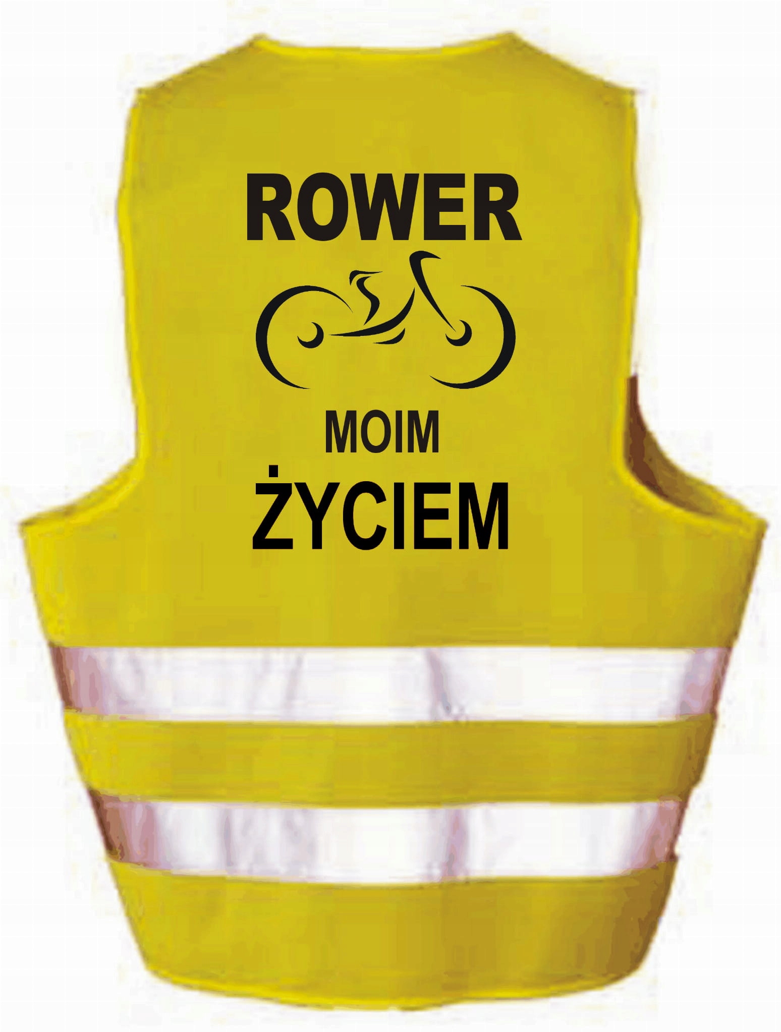 Kamizelka odblaskowa imprezowa Rower Moim Życiem