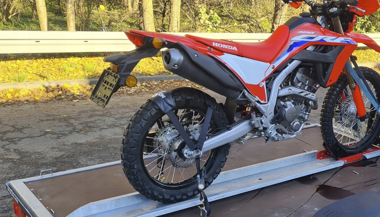 Kompletný Systém Upevnenia Zadného Kolesa, Pásy Na Prepravu Motocyklov Six-on