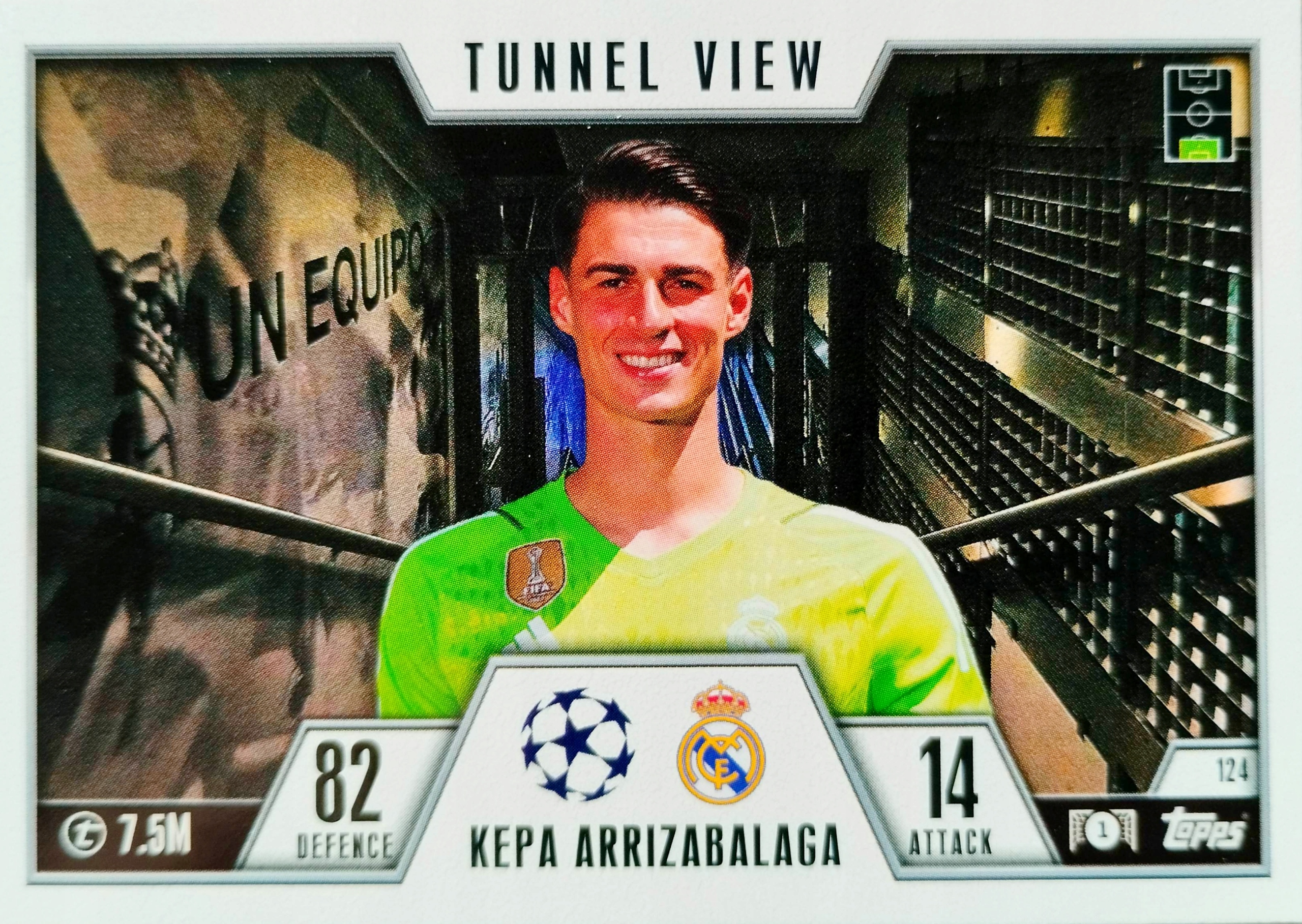 Topps Match Attax Extra 2023/2024 Tunnel View 124 Kepa Arrizabalaga Real