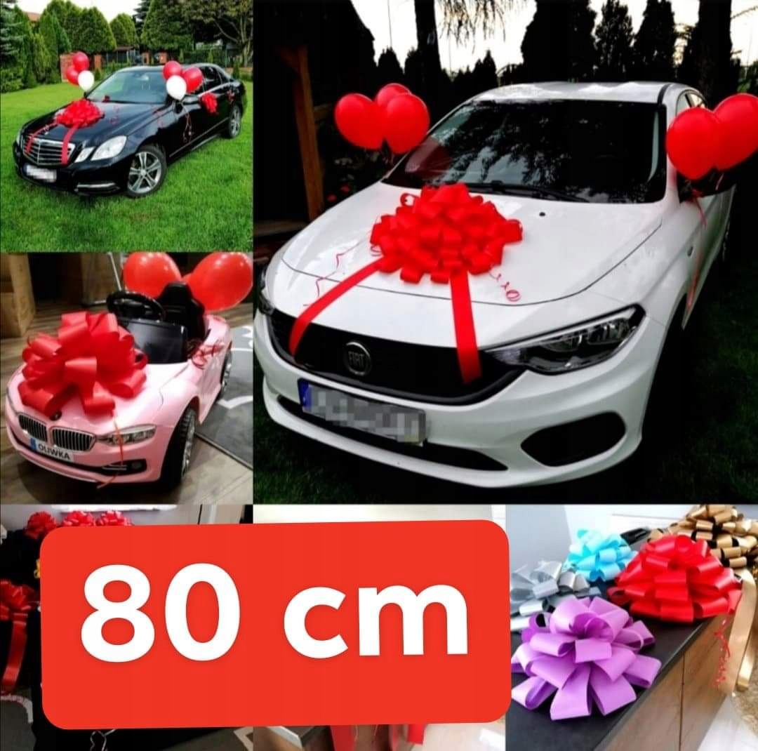 Kokarda Na Samochód 80 cm / Auto / Prezent / PIĘKNA Marka inny