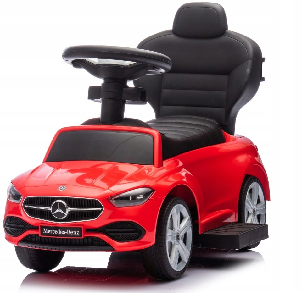 Jeździk pchacz z rączką do sterowania Mercedes C-Class Milly Mally na rok