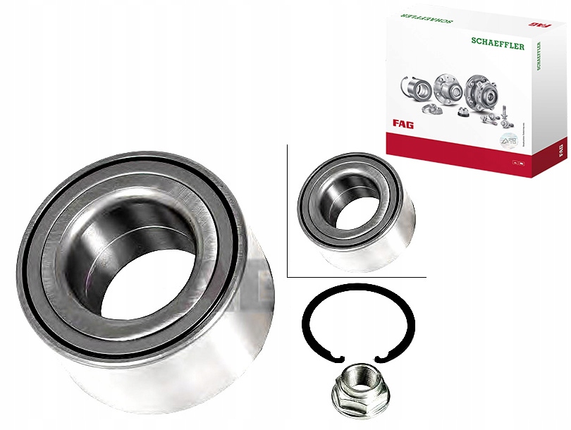 Ložisko Kola Toyota Přední Yaris Fag Sada pro řidiče #35