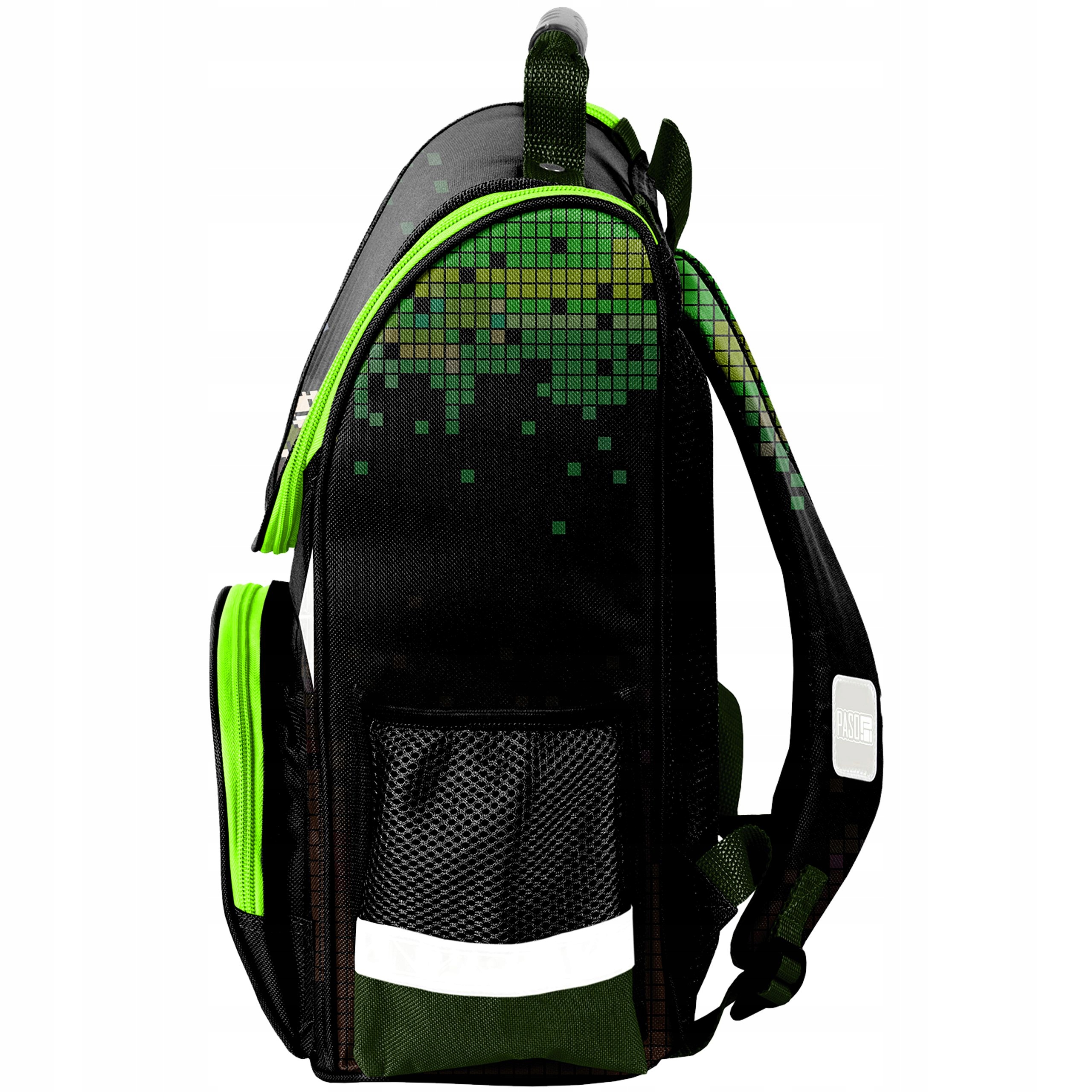 TORNISTER SZKOLNY DLA CHŁOPCA PIXEL FANA MINECRAFT Marka Paso