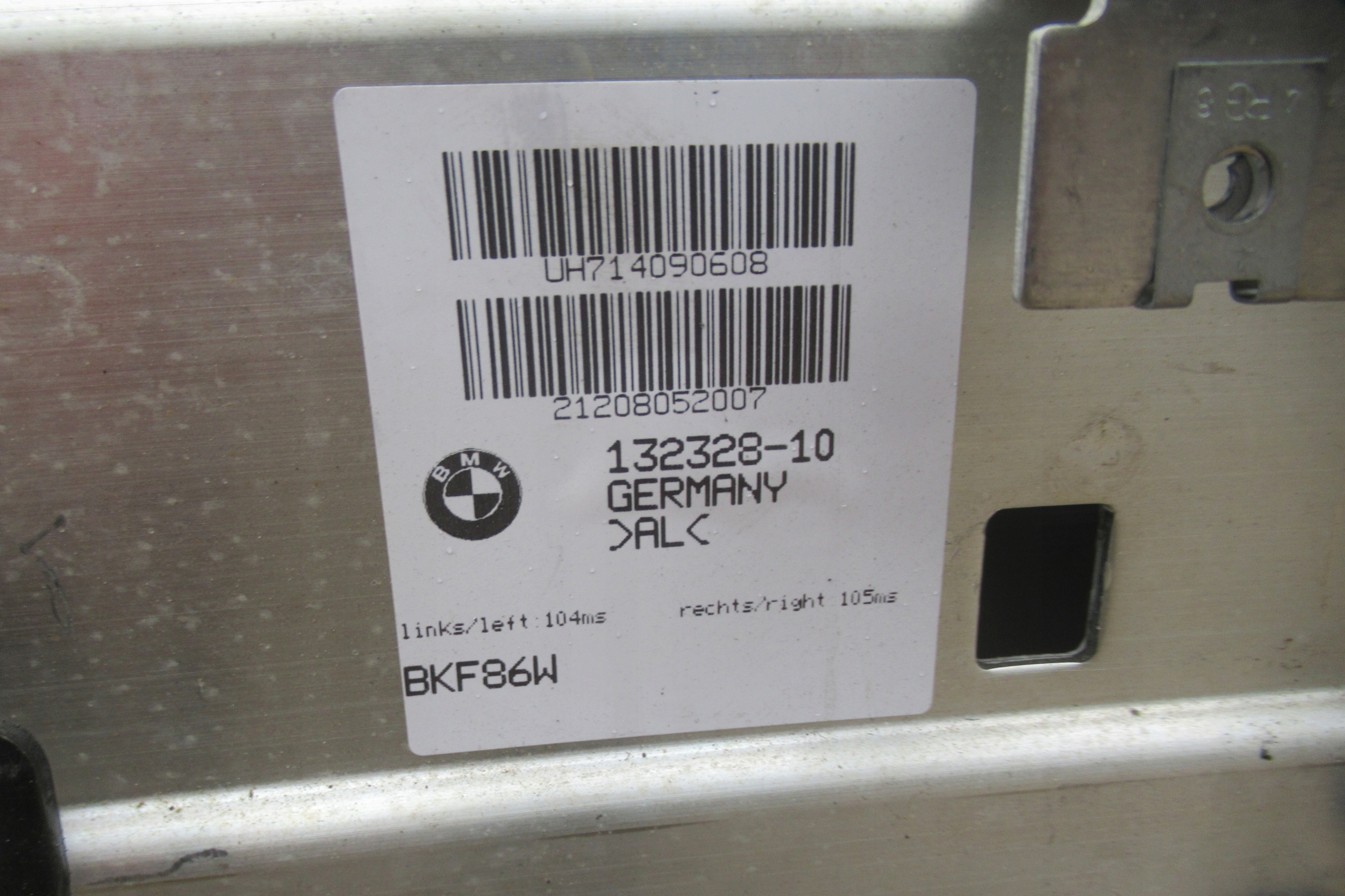 BMW E93 07R CABRIO PALAK rest safety