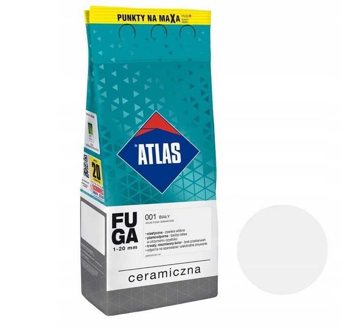

Fuga ceramiczna Atlas 001BIAŁY 2kg