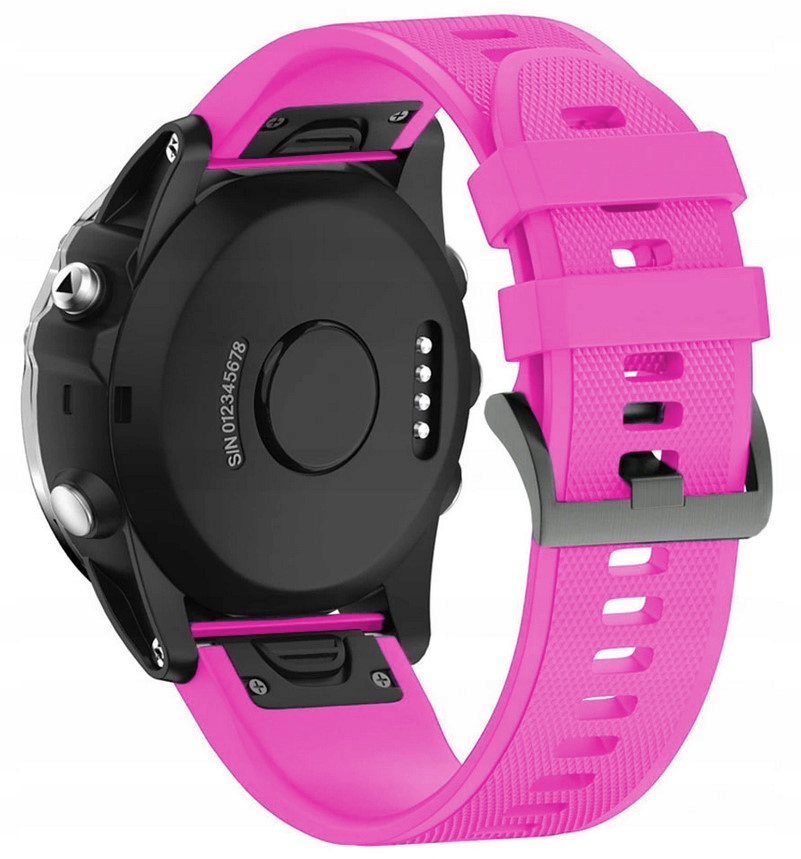 Różowy Silikonowy Pasek Garmin Fenix 7