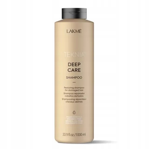 Šampon Lakme Teknia Deep Care pro suché a poškozené vlasy 1000 ml
