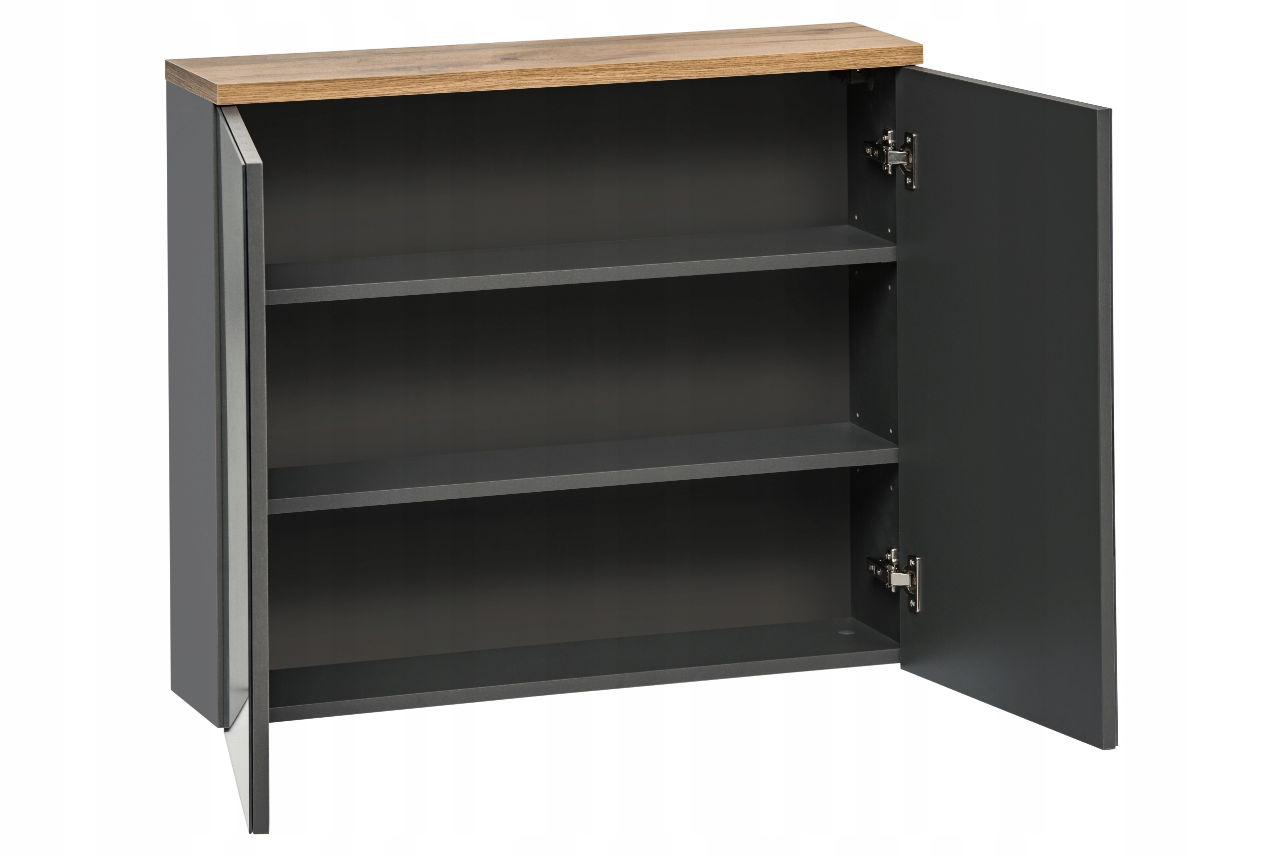 Skříňka se zrcadlem 80 cm, 2 dvířka
