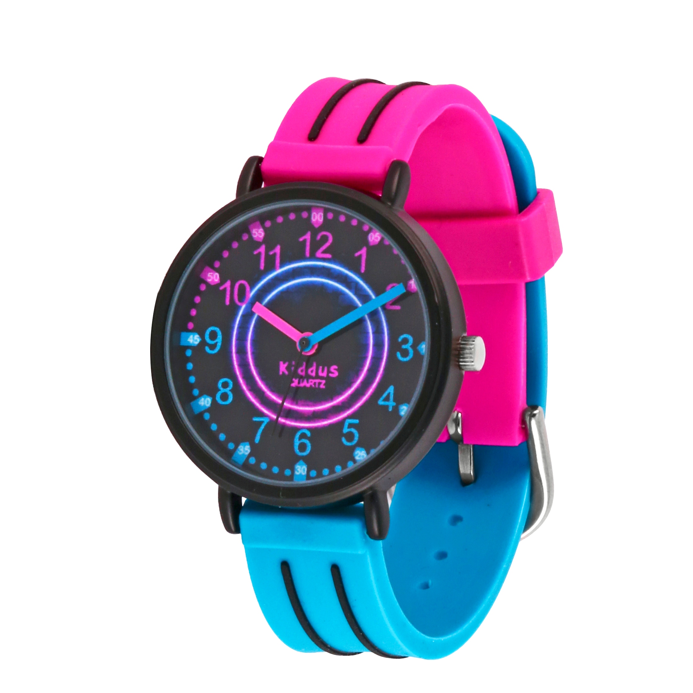 

Edukacyjny zegarek Kiddus Neon