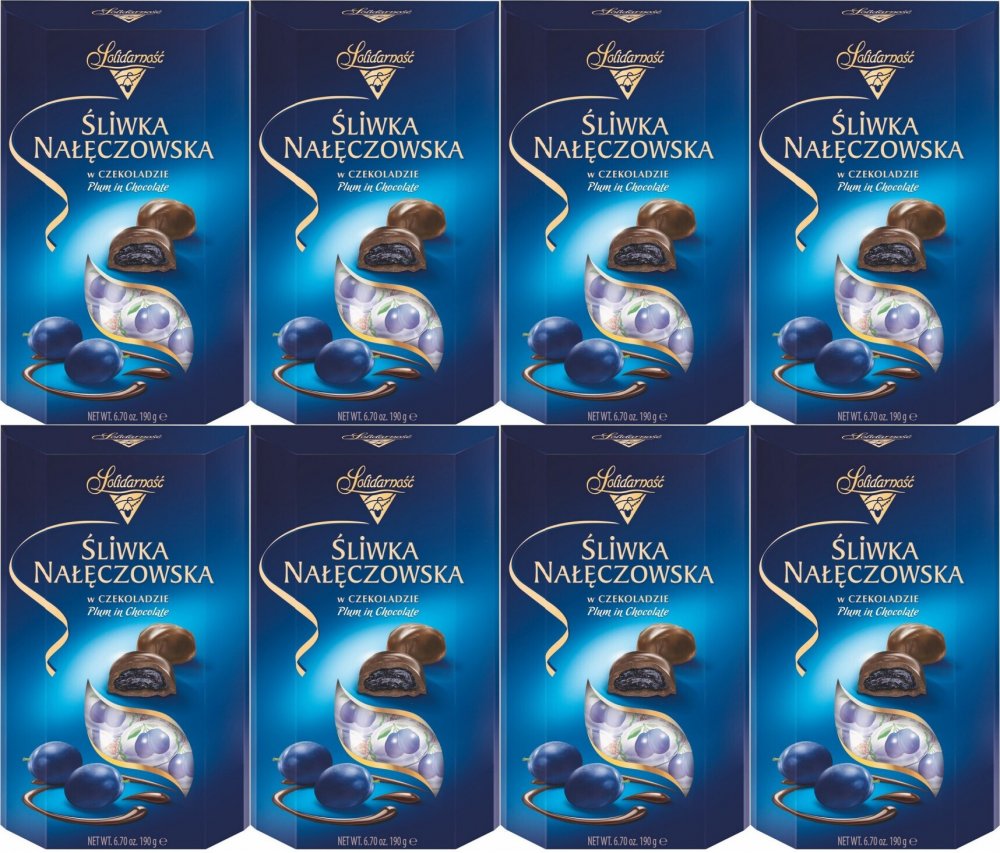 Solidarność Paczka Śliwka Nałęczowska 190g x8