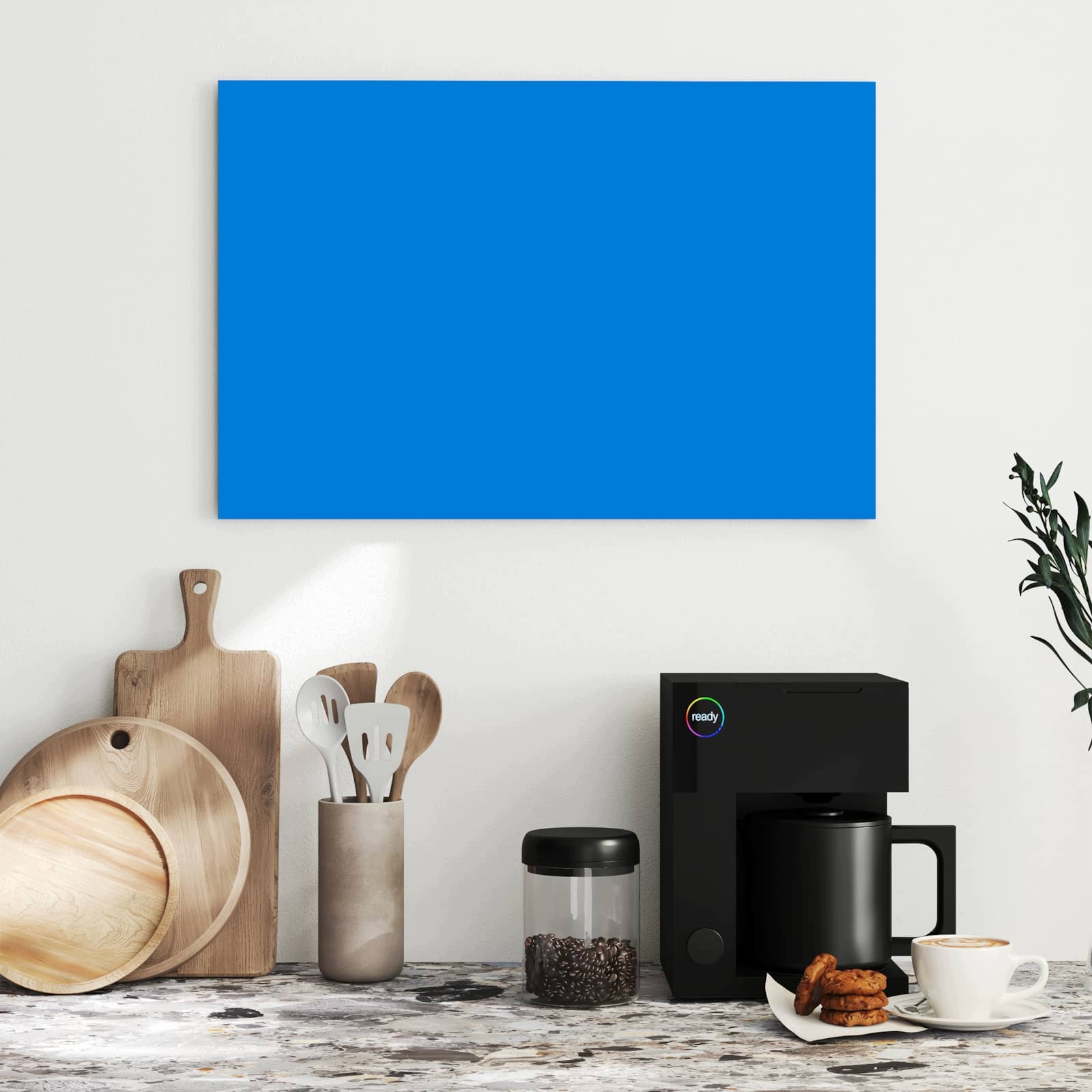 Magnetická tabule Světle Modré Pozadí A 60 × 40 cm
