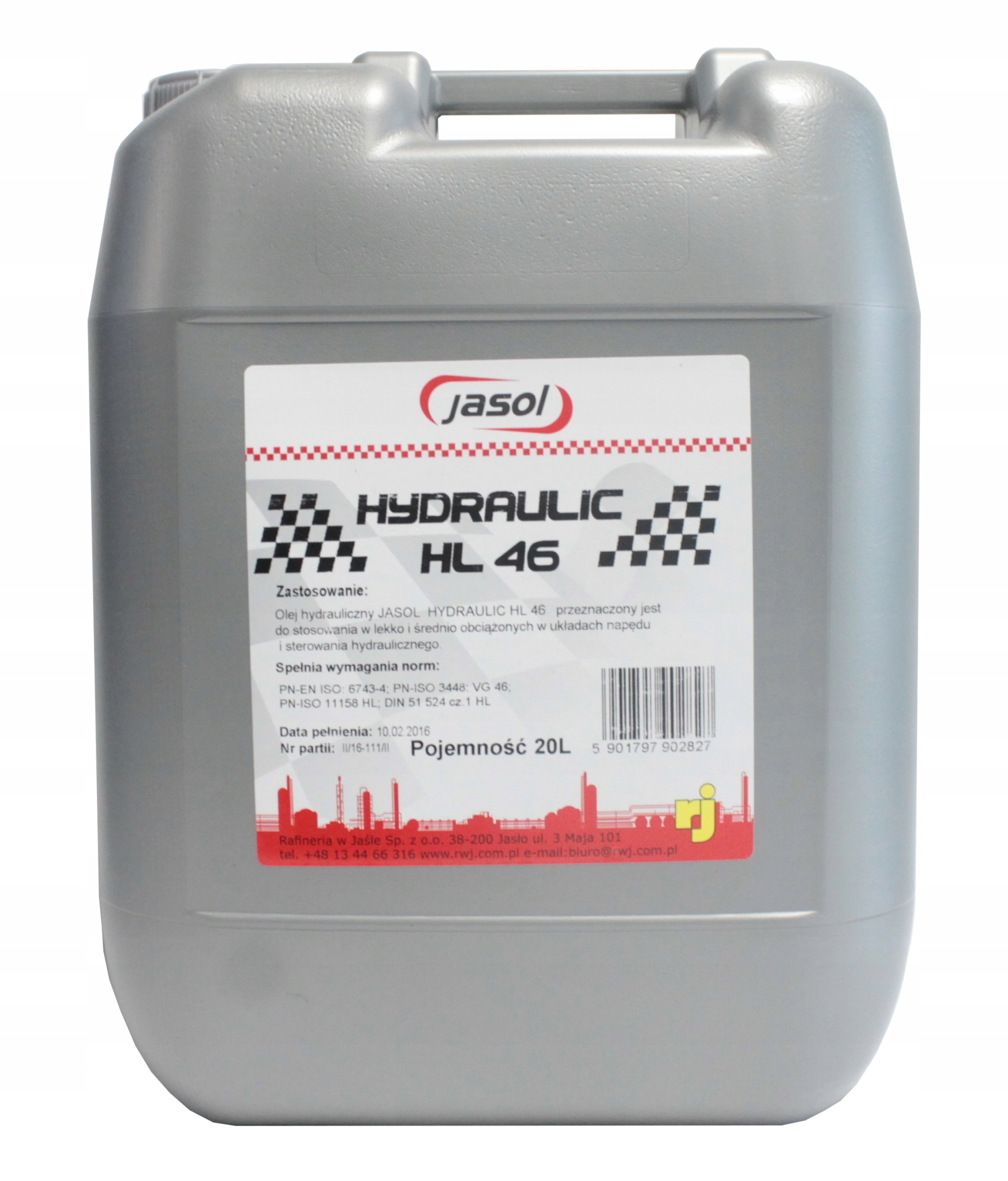 Olej hydrauliczny HL46 Jasol 20L