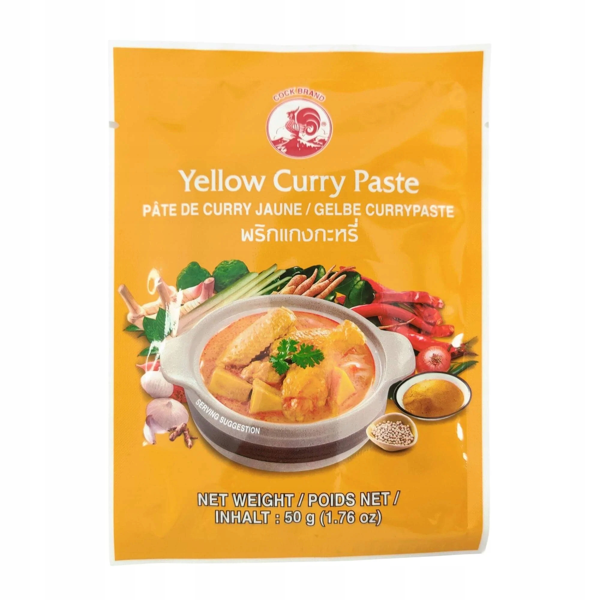 

Pasta curry żółta 50 g Cock Brand