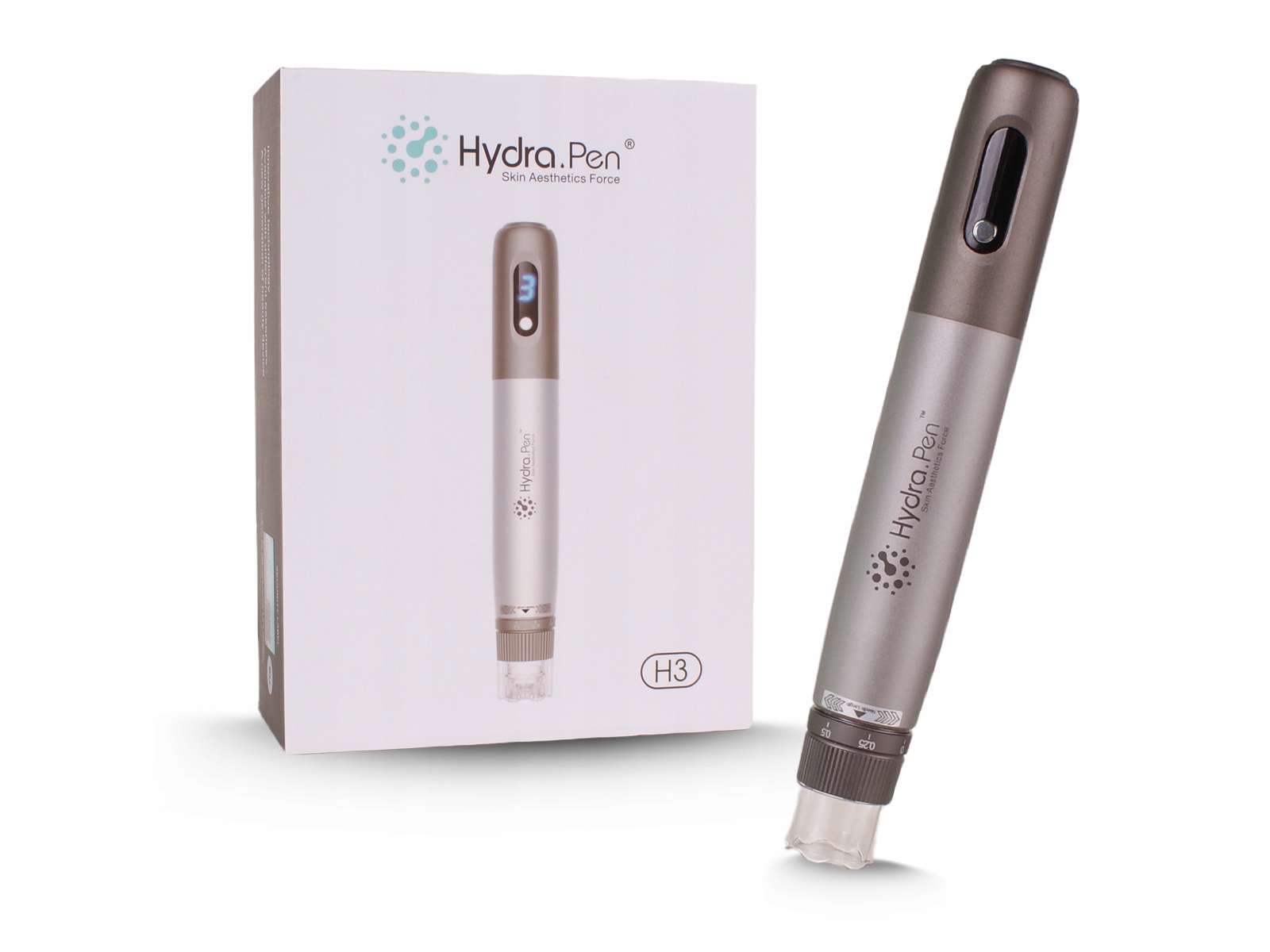 Hydra Pen H3 Dermapen z Automatycznym Aplikatorem Dozownikiem 2 Kartridże