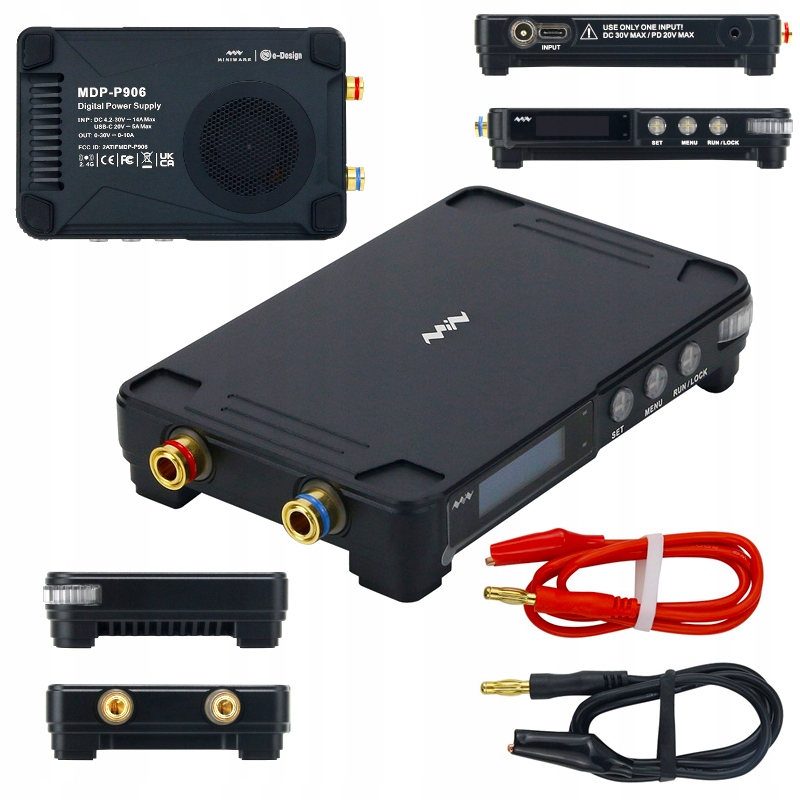 REGULOWANY CYFROWY ZASILACZ LABORATORYJNY USB DC