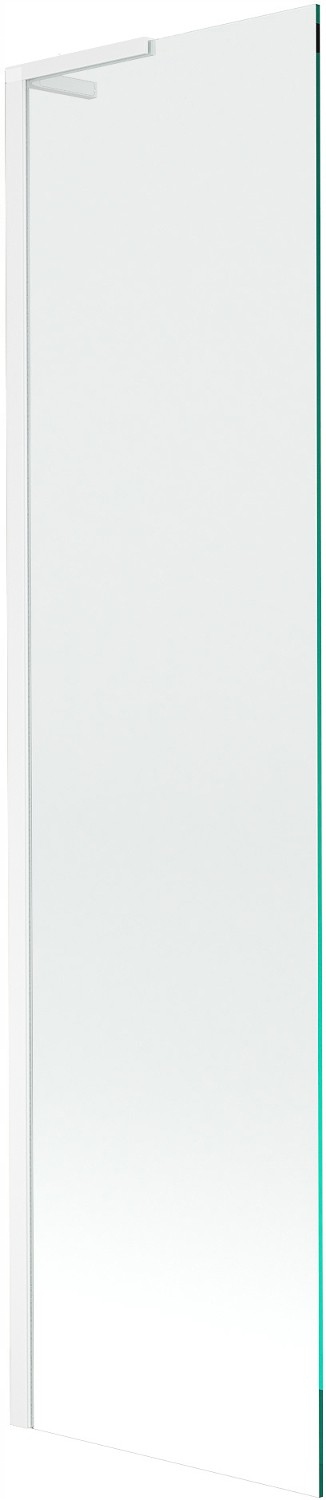 Mexen Next L vanová zástěna 1-křídlová 50 x 150 cm, transparentní, bílá 8